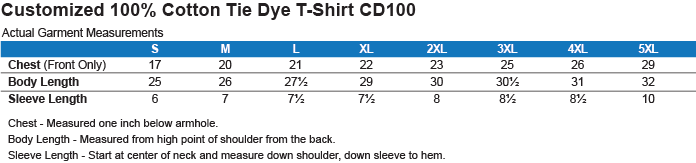 Red "Disc Golf Junkie" 100% Cotton Tie Dye T-Shirt