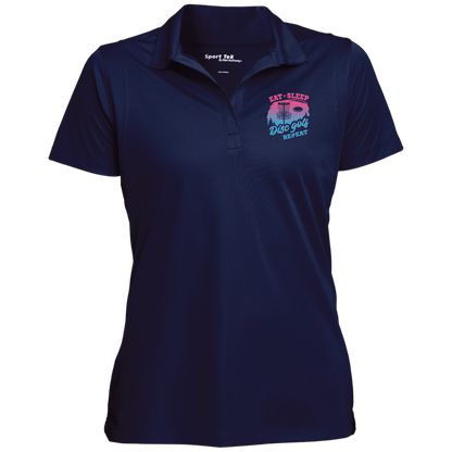 Navy Blue | Micropique Sport-Tek | Ladies' Disc Golf Basket Performance Polo