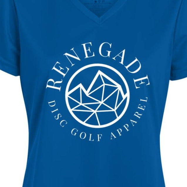 Ladies’ Renegade Disc Golf Apparel Moisture-Wicking V-Neck Tee