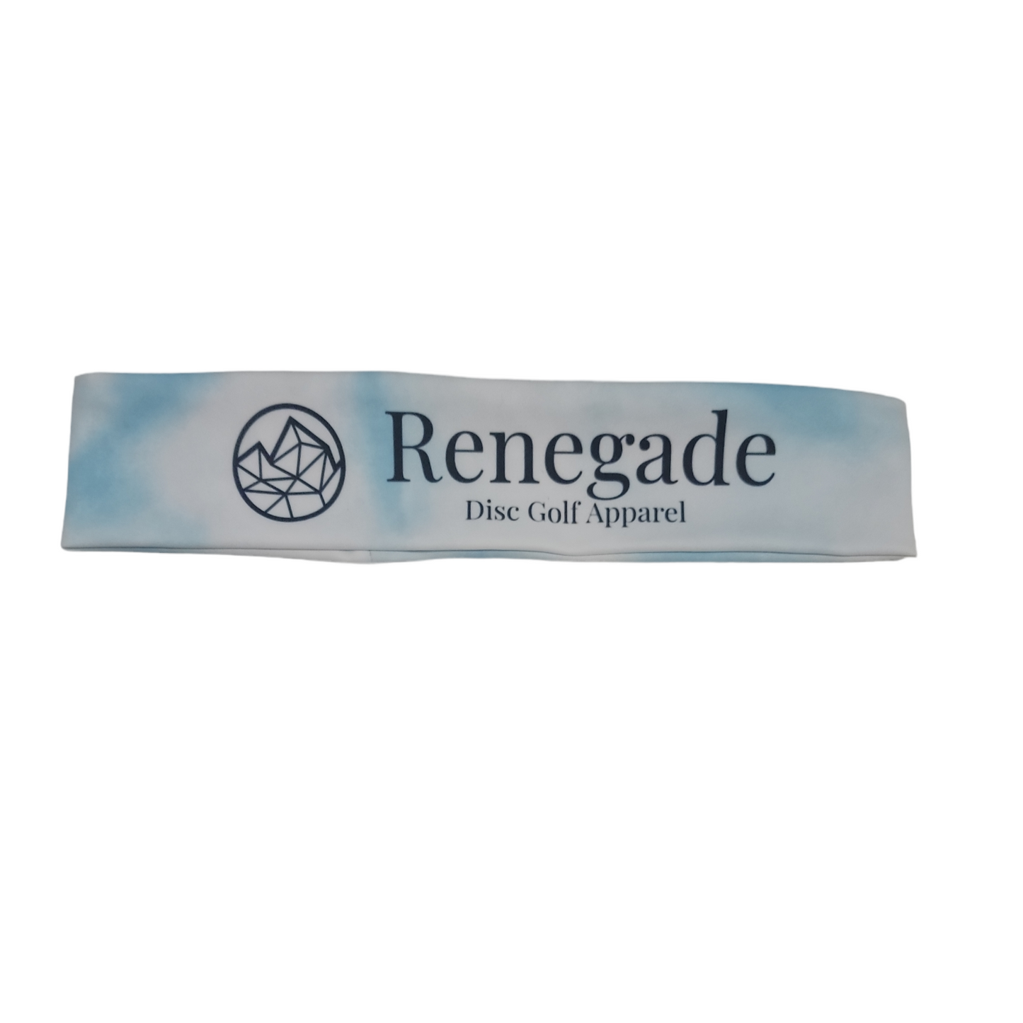 Women's Blue & White Athletic Sport  Disc Golf Headband Renegade Disc Golf Apparel