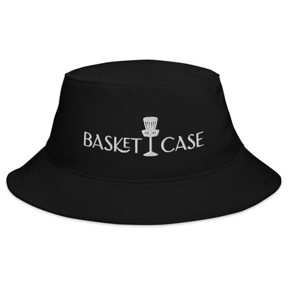 100% Cotton Disc Golfers "Basket Case" Bucket Hat I Black