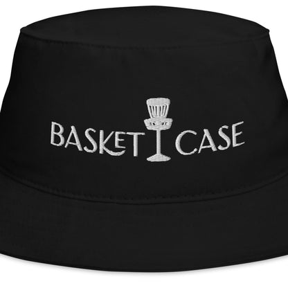 100% Cotton Disc Golfers "Basket Case" Bucket Hat I Black